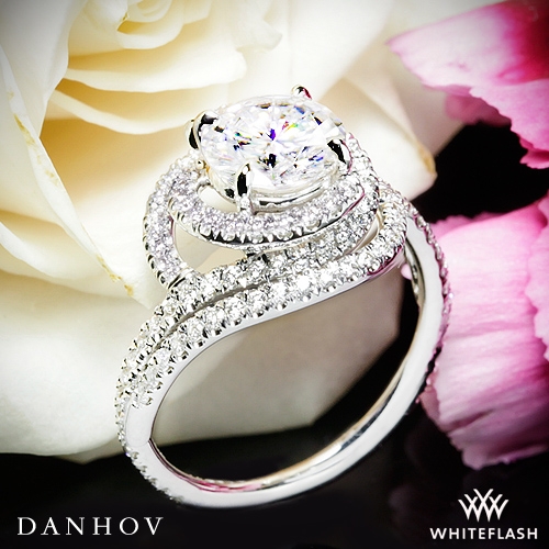 Danhov AE162 Abbraccio Diamond Engagement Ring