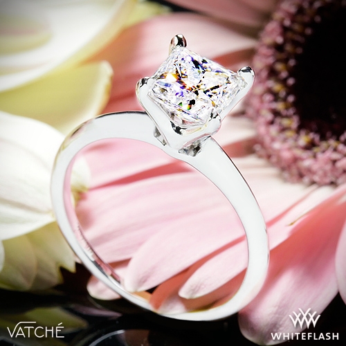 Vatche U-114 5th Avenue Solitaire Engagement Ring for Princess