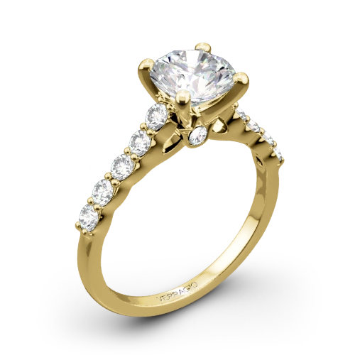 Verragio ENG-0410SR Shared-Prong Cathedral Diamond Engagement Ring
