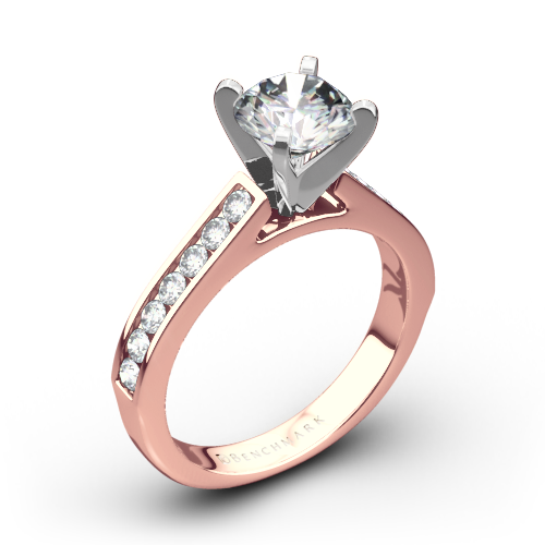 Benchmark HCC2 Channel-Set Diamond Engagement Ring