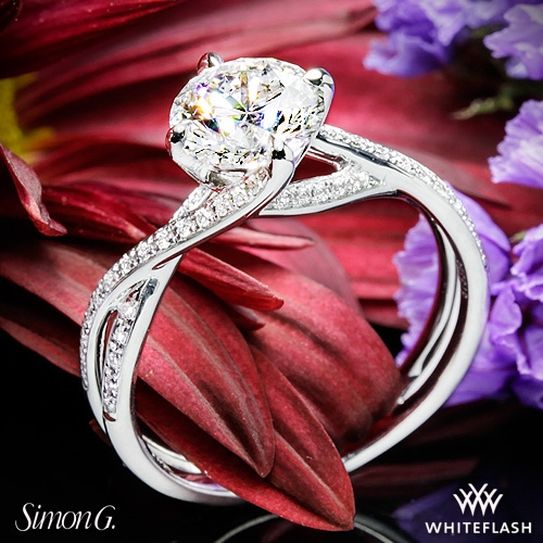 Simon G. MR1394 Fabled Diamond Engagement Ring