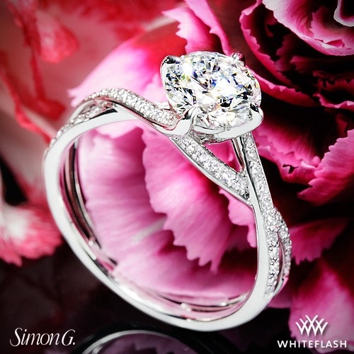 Simon G. MR1394 Fabled Diamond Engagement Ring