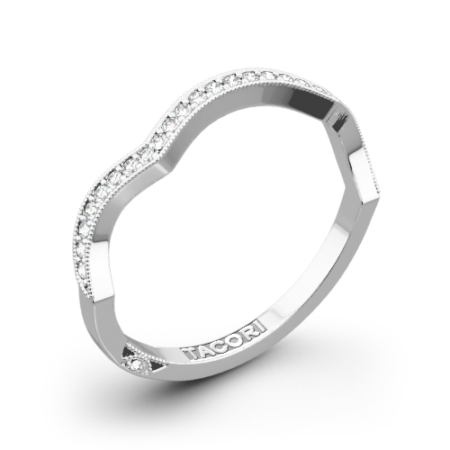 Tacori 2647SMB Ribbon Diamond Wedding Ring