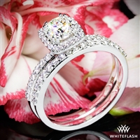Gunievere Pave Diamond Wedding Set