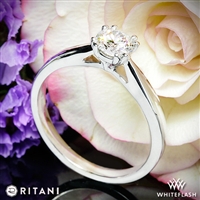 Ritani 1RZ7242 Tulip Cathedral Solitaire Engagement Ring