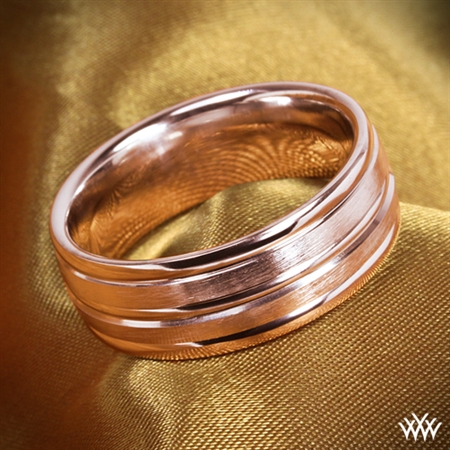 Benchmark Chorded Satin Wedding Ring
