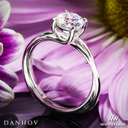 Danhov ZE100 Eleganza Braided Solitaire Engagement Ring