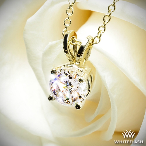 Four-Prong' Basket Diamond Pendant | 1074