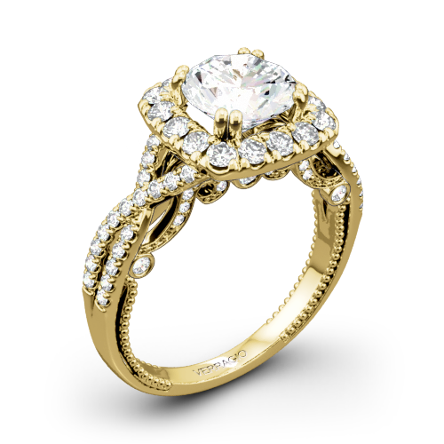 Verragio Insignia INS-7086CU Halo Diamond Engagement Ring