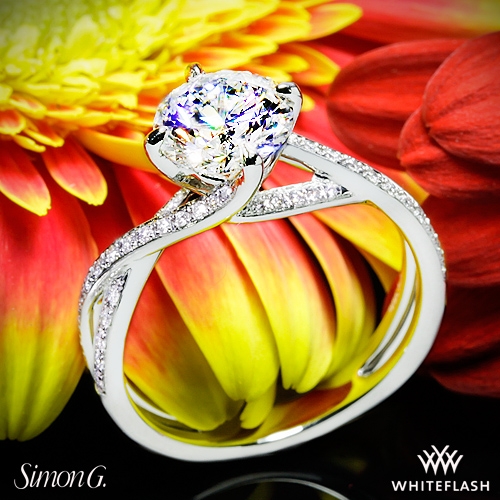 Simon G. MR1394 Fabled Diamond Engagement Ring