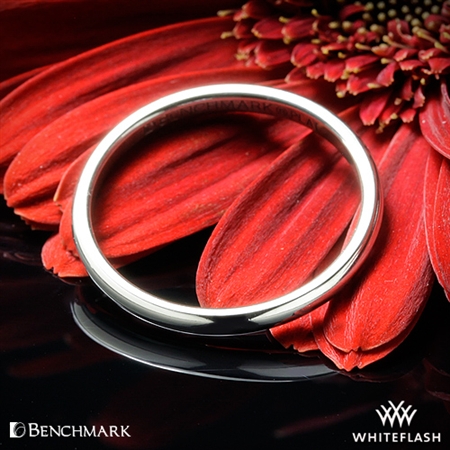 Benchmark Half Round Wedding Ring