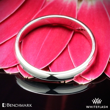 Benchmark Half Round Wedding Ring