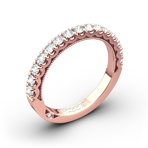 Tacori 33-25 Clean Crescent French Cut Diamond Wedding Ring