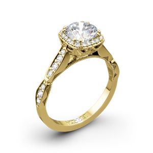 Tacori 39-2CU Sculpted Crescent Diamond Engagement Ring