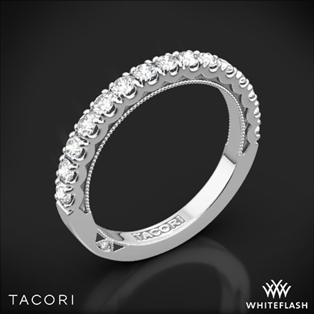 Tacori 33-25 Clean Crescent French Cut Diamond Wedding Ring