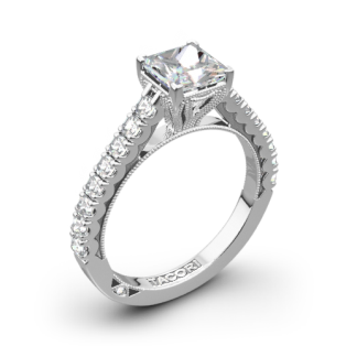 Tacori 35-2PR Clean Crescent Diamond Engagement Ring