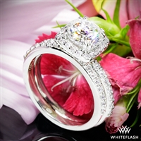 Guinevere Pave Diamond Wedding Set