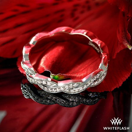 Semi-Custom Simon G. MR1498-B Classic Romance Diamond Wedding Ring