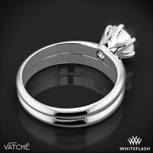 wedding band for 6 prong solitaire