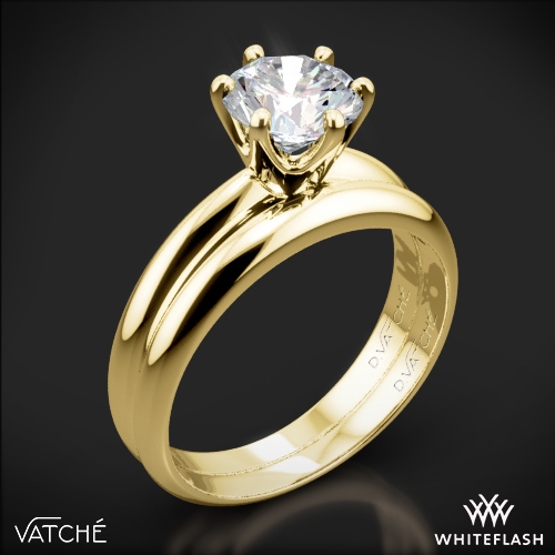 wedding band for 6 prong solitaire