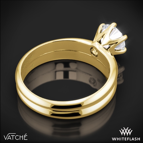 wedding band for 6 prong solitaire
