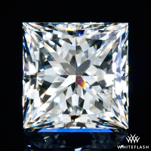 0.541 ct H SI1 Princess Ideal diamond
