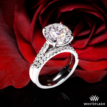The engagement ring is pretty jaw-dropping!
