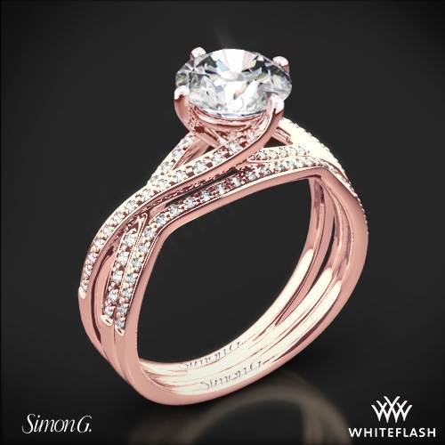 Simon G Mr1394 Fabled Diamond Wedding Set 3444 Simon G Mr1394 Fabled Diamond Wedding Set 1