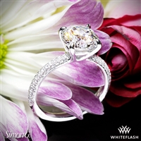 Simon G. LP1935-D Delicate Diamond Engagement Ring