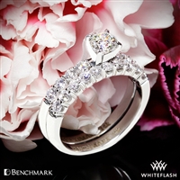 Benchmark CSP4 Crescent Diamond Wedding Set