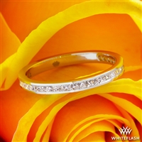 Honey Princess Channel-Set Diamond Wedding Ring