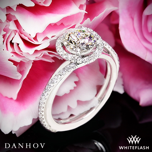 Danhov AE165 Abbraccio Diamond Engagement Ring