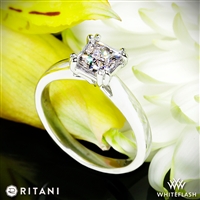 Ritani 1RZ7242 Tulip Cathedral Solitaire Engagement Ring