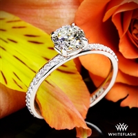Legato Micro Pave Diamond Engagement Ring
