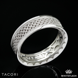 Tacori 120 Sculpted Crescent Eternity Wedding Ring