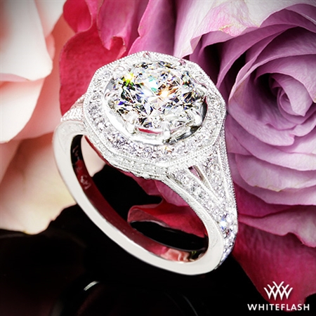 My left finger is one big blur of bling! 