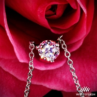 Three-Prong Martini Diamond Pendant