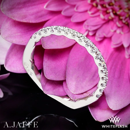 A. Jaffe MRS755Q Diamond Wedding Ring