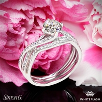 Simon G. MR1394 Fabled Diamond Wedding Set