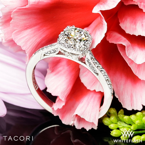 Tacori 2620RDP Dantela Crown Diamond Engagement Ring