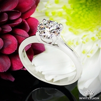 X-Prong Trellis Solitaire Engagement Ring