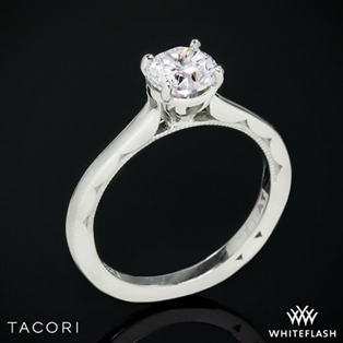 Tacori 50RD Sculpted Crescent Solitaire Engagement Ring