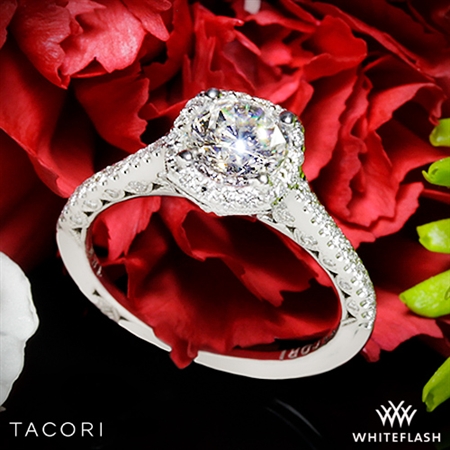 Tacori HT2547 Petite Crescent Celestial Diamond Engagement Ring