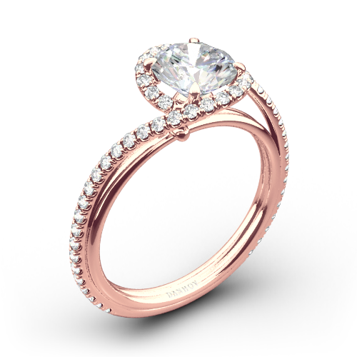 Danhov AE165 Abbraccio Diamond Engagement Ring