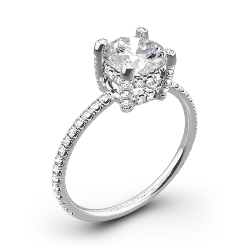 Danhov CL120 Classico Single Shank Diamond Engagement Ring