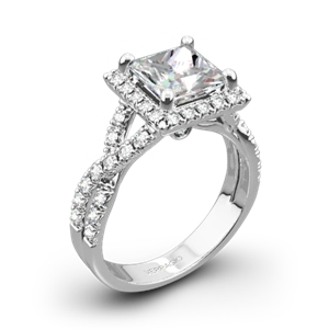 Verragio ENG-0379 Square Halo Diamond Engagement Ring