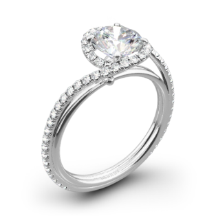 Danhov AE165 Abbraccio Diamond Engagement Ring