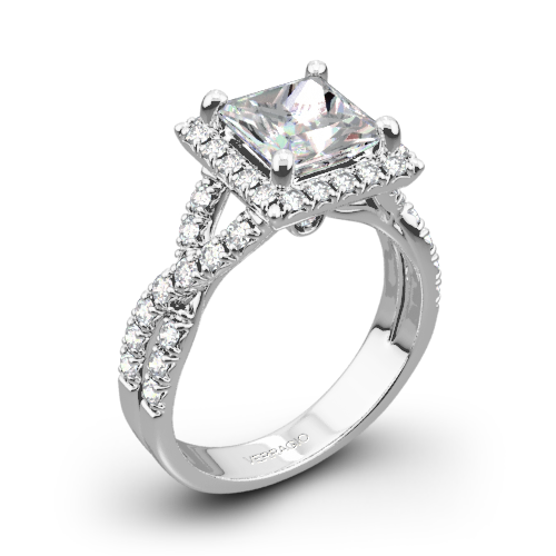 Verragio ENG-0379 Square Halo Diamond Engagement Ring