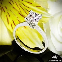 Contemporary Solitaire Engagement Ring for Princess