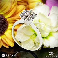 Ritani 1RZ7265 Six-Prong Knife-Edge Solitaire Engagement Ring